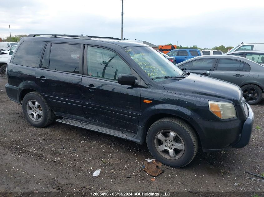 2006 Honda Pilot VIN: 2HKYF18706H004876 Lot: 12005496