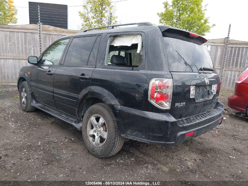 2006 Honda Pilot VIN: 2HKYF18706H004876 Lot: 12005496