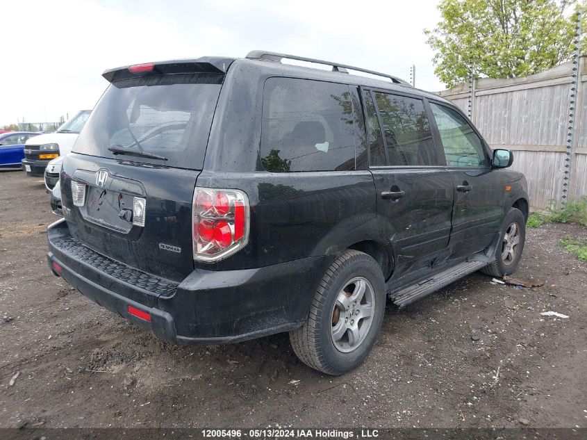 2006 Honda Pilot VIN: 2HKYF18706H004876 Lot: 12005496