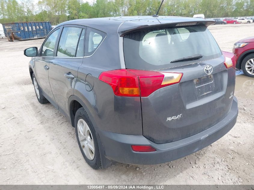 2015 Toyota Rav4 Le VIN: 2T3BFREV4FW266075 Lot: 12005497