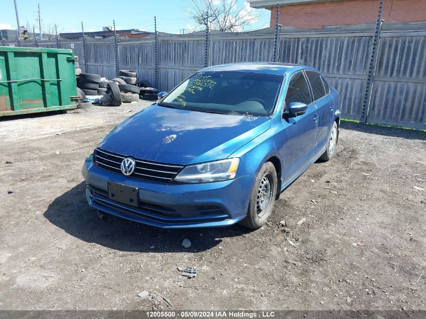 2017 Volkswagen Jetta Sedan VIN: 3VW2B7AJ9HM326372 Lot: 12005500