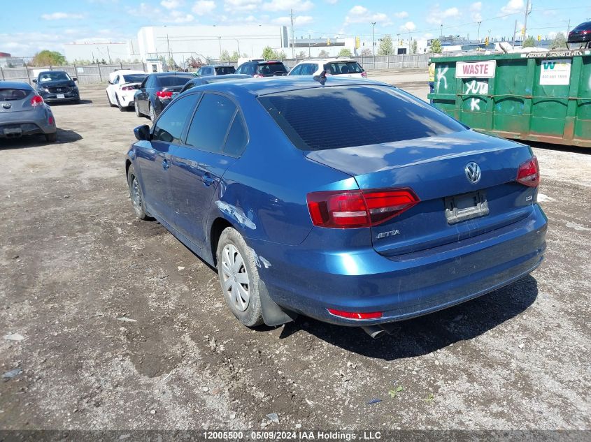 2017 Volkswagen Jetta Sedan VIN: 3VW2B7AJ9HM326372 Lot: 12005500