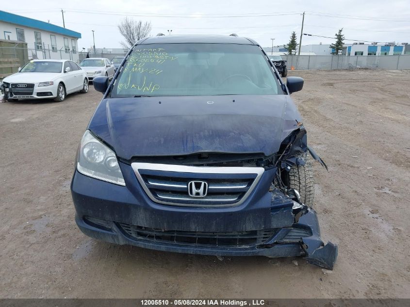 2006 Honda Odyssey VIN: 5FNRL38656B506541 Lot: 12005510