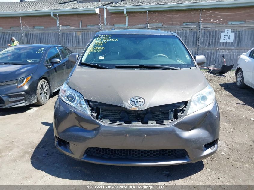 2013 Toyota Sienna VIN: 5TDZK3DC6DS318618 Lot: 12005511