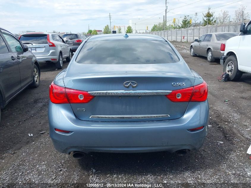 2016 Infiniti Q50 VIN: JN1EV7ARXGM343661 Lot: 12005512