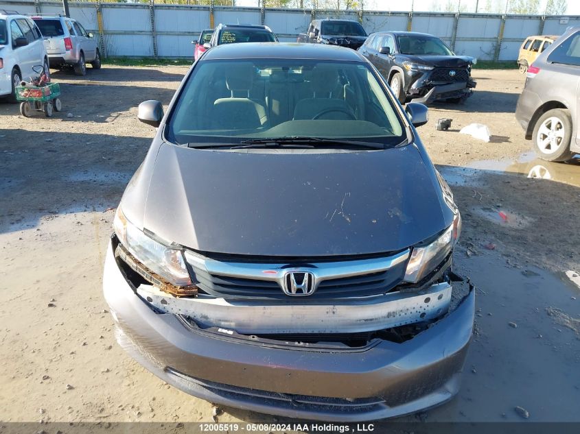 2012 Honda Civic VIN: 2HGFB2F43CH043789 Lot: 12005519