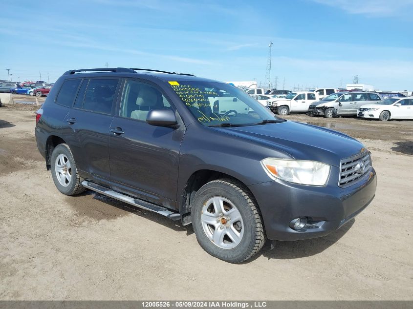 2008 Toyota Highlander V6 Sr5 VIN: JTEES44A982015781 Lot: 12005526