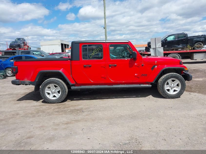 2021 Jeep Gladiator Sport VIN: 1C6JJTAG9ML508641 Lot: 12005543