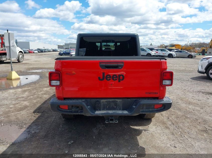 2021 Jeep Gladiator Sport VIN: 1C6JJTAG9ML508641 Lot: 12005543