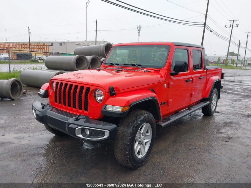 2021 Jeep Gladiator Sport VIN: 1C6JJTAG9ML508641 Lot: 12005543