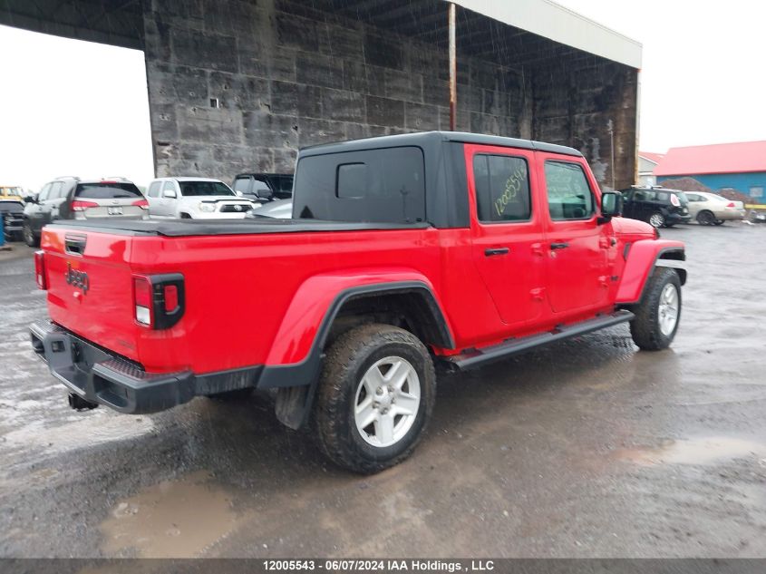 2021 Jeep Gladiator Sport VIN: 1C6JJTAG9ML508641 Lot: 12005543