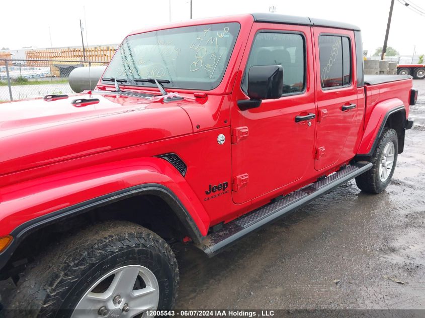 2021 Jeep Gladiator Sport VIN: 1C6JJTAG9ML508641 Lot: 12005543