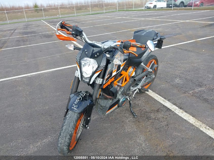 2016 Ktm Rc 390 VIN: MD2JGJ400GC274432 Lot: 12005551