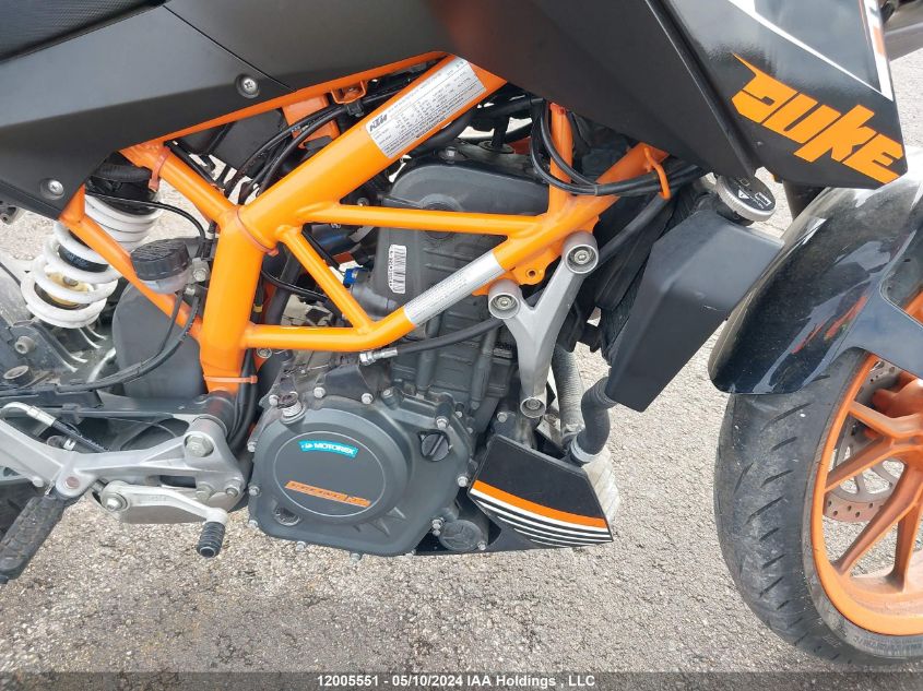 2016 Ktm Rc 390 VIN: MD2JGJ400GC274432 Lot: 12005551