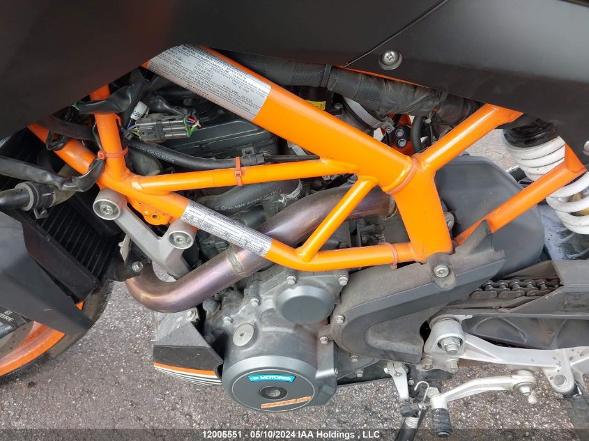 2016 Ktm Rc 390 VIN: MD2JGJ400GC274432 Lot: 12005551