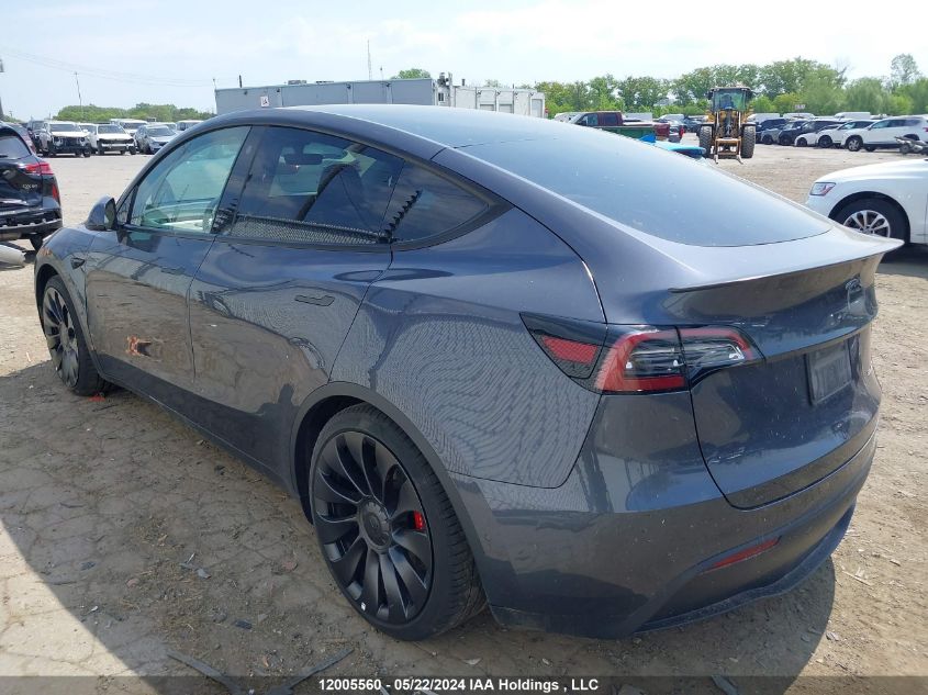 2022 Tesla Model Y VIN: 7SAYGDEF7NF494985 Lot: 12005560