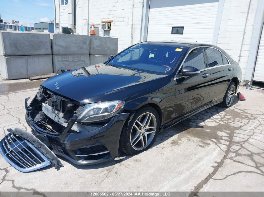 2014 Mercedes-Benz S-Class S 550 VIN: WDDUG8FB4EA037757 Lot: 12005562