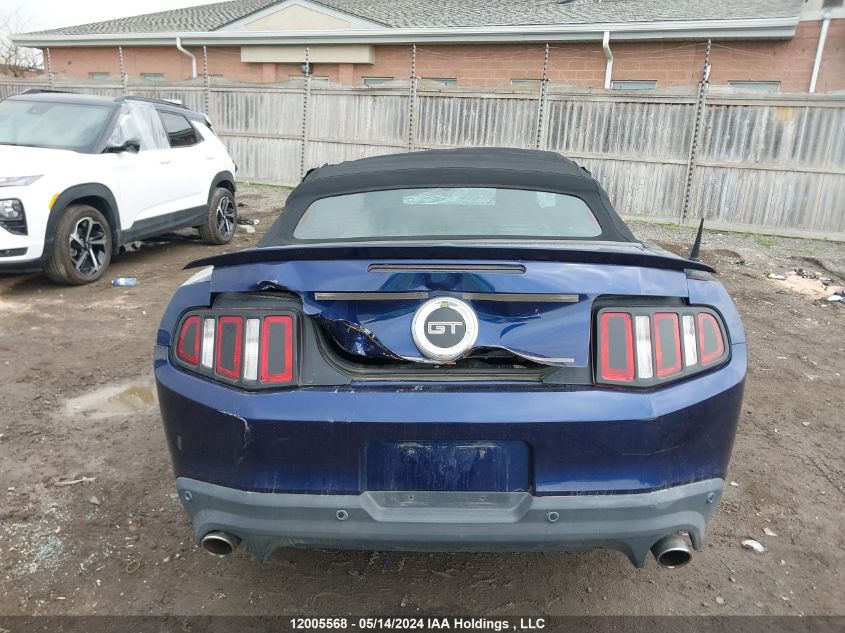 2012 Ford Mustang Gt VIN: 1ZVBP8FF2C5218895 Lot: 12005568