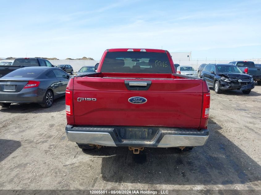 2016 Ford F150 Supercrew VIN: 1FTFW1EG1GKE66734 Lot: 12005581