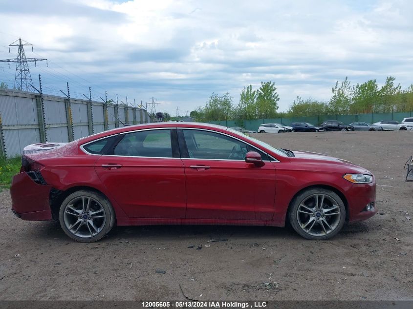 2015 Ford Fusion Titanium VIN: 3FA6P0D9XFR246535 Lot: 12005605