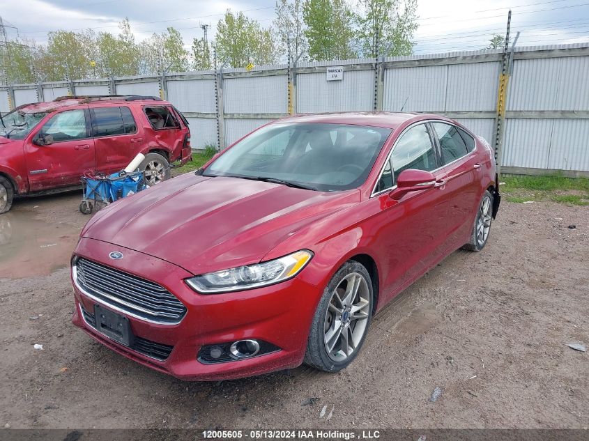 2015 Ford Fusion Titanium VIN: 3FA6P0D9XFR246535 Lot: 12005605