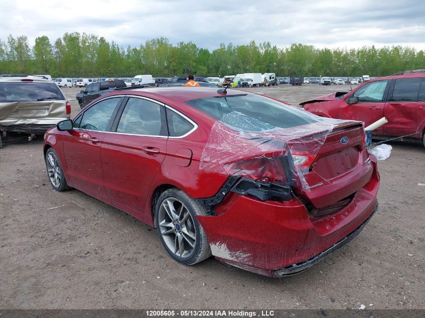 2015 Ford Fusion Titanium VIN: 3FA6P0D9XFR246535 Lot: 12005605