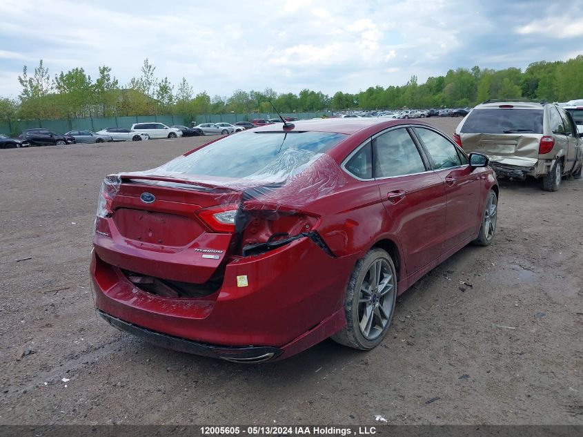 2015 Ford Fusion Titanium VIN: 3FA6P0D9XFR246535 Lot: 12005605