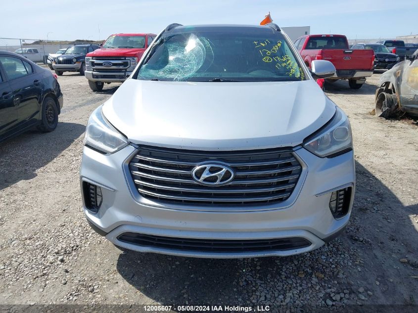 2017 Hyundai Santa Fe Se/Limited VIN: KM8SNDHF3HU176163 Lot: 12005607