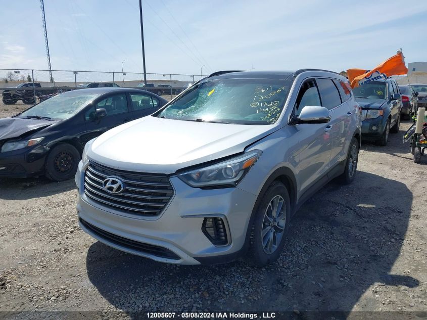 2017 Hyundai Santa Fe Se/Limited VIN: KM8SNDHF3HU176163 Lot: 12005607