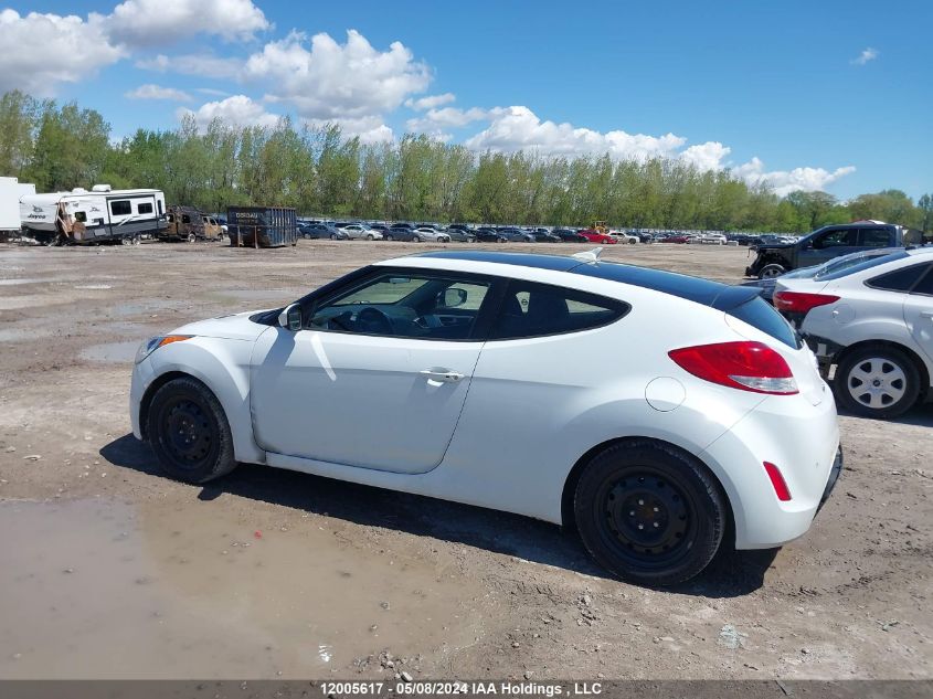 2015 Hyundai Veloster VIN: KMHTC6AD6FU220068 Lot: 12005617