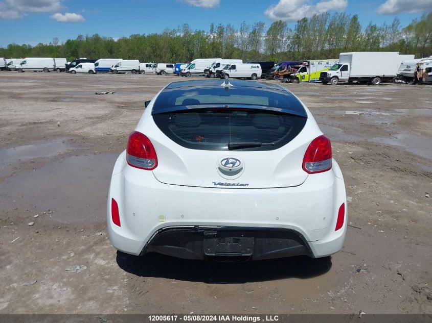 2015 Hyundai Veloster VIN: KMHTC6AD6FU220068 Lot: 12005617