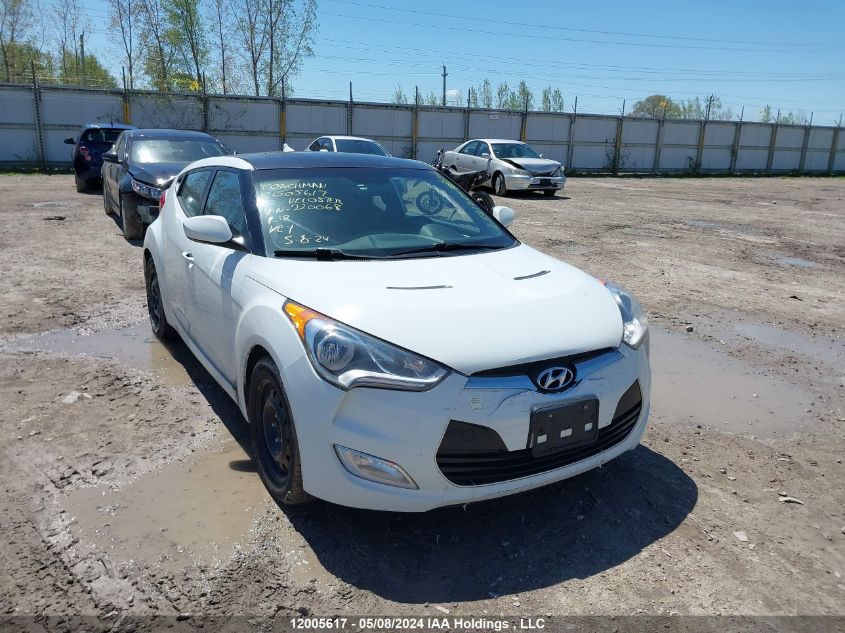 2015 Hyundai Veloster VIN: KMHTC6AD6FU220068 Lot: 12005617