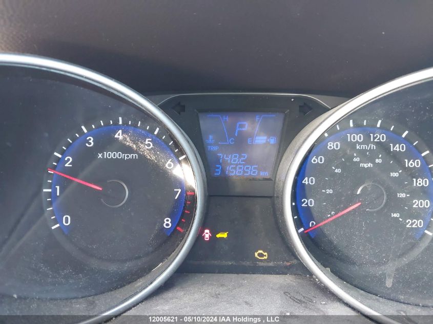 2010 Hyundai Tucson Gl VIN: KM8JTCAC3AU058289 Lot: 12005621