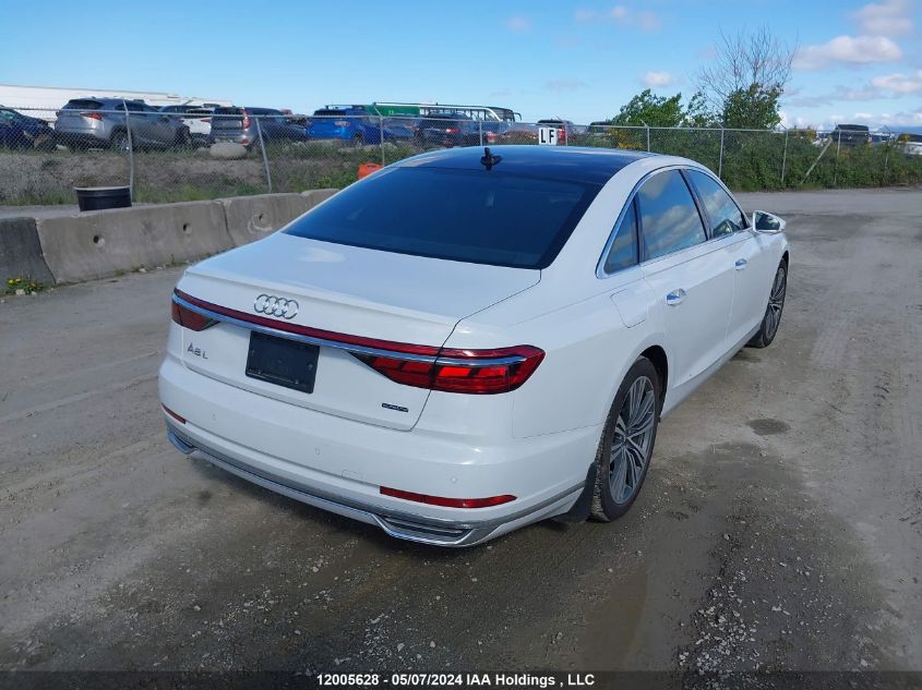 2019 Audi A8 L L VIN: WAU8DAF8XKN004991 Lot: 12005628