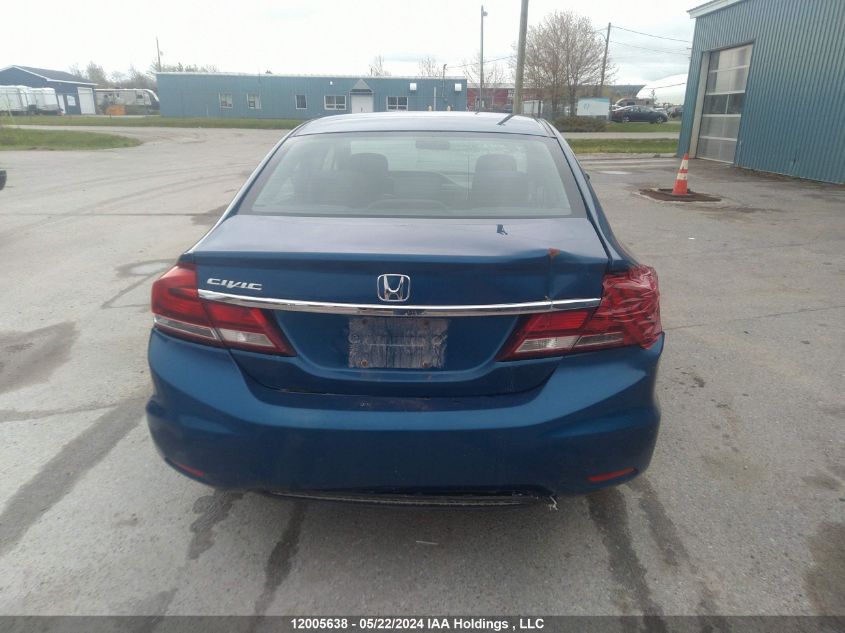 2014 Honda Civic Sedan VIN: 2HGFB2F57EH044438 Lot: 12005638