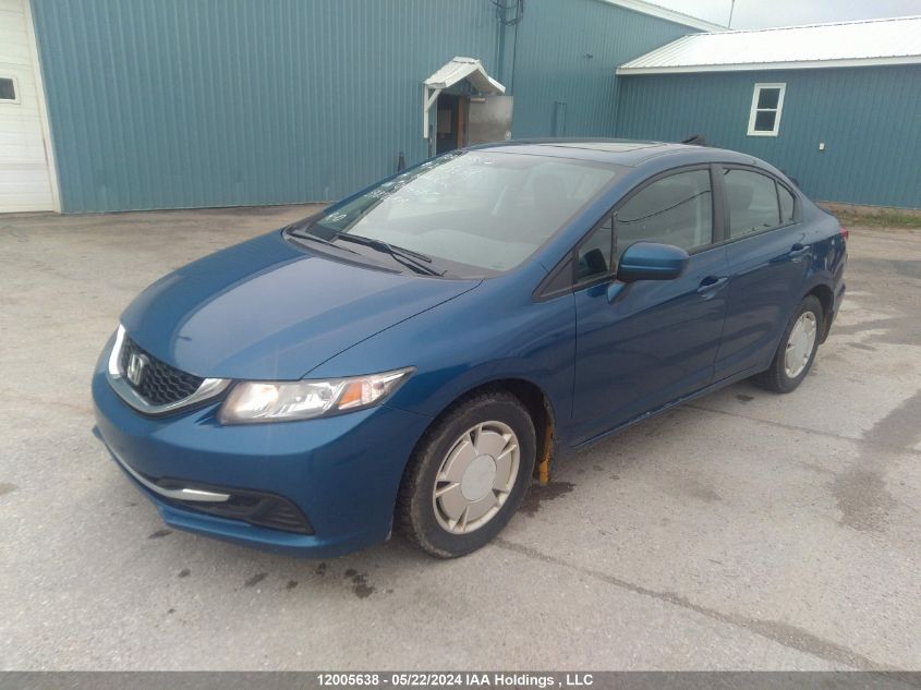 2014 Honda Civic Sedan VIN: 2HGFB2F57EH044438 Lot: 12005638