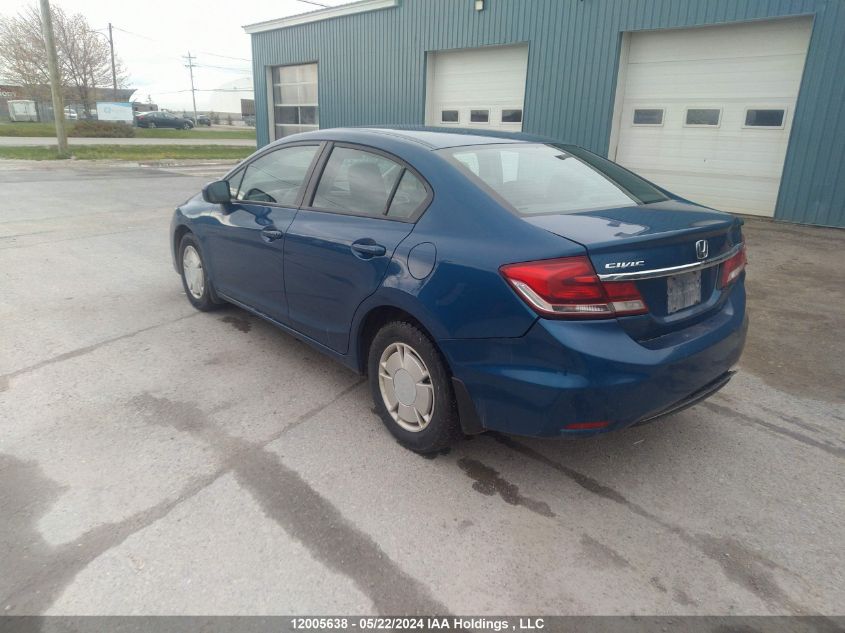 2014 Honda Civic Sedan VIN: 2HGFB2F57EH044438 Lot: 12005638