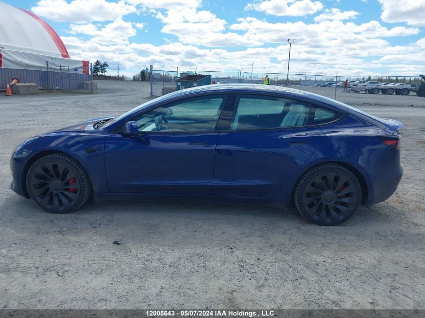 2023 Tesla Model 3 VIN: 5YJ3E1EC5PF559045 Lot: 12005643