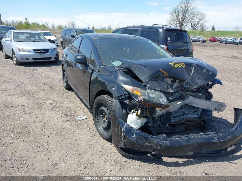 2012 Honda Civic Exl VIN: 2HGFB2F9XCH003494 Lot: 12005648