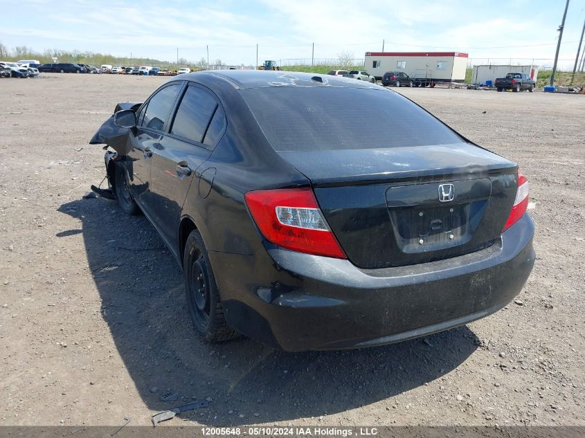 2012 Honda Civic Exl VIN: 2HGFB2F9XCH003494 Lot: 12005648