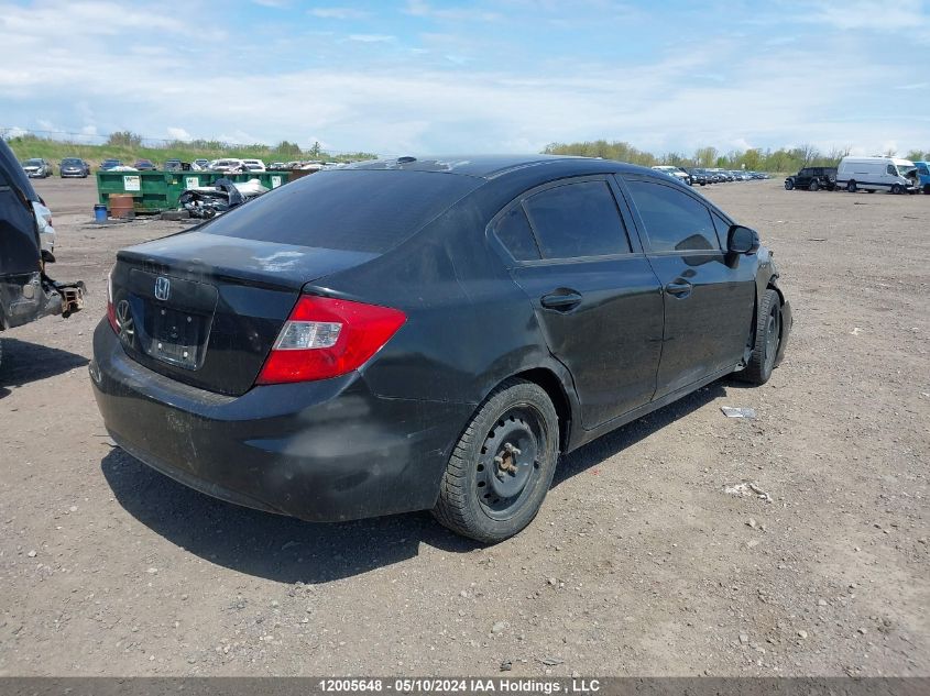 2012 Honda Civic Exl VIN: 2HGFB2F9XCH003494 Lot: 12005648