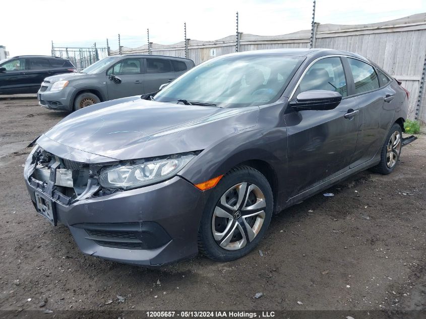 2017 Honda Civic Sedan VIN: 2HGFC2F57HH030573 Lot: 12005657