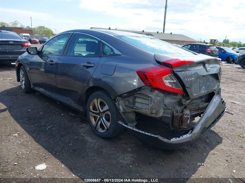 2017 Honda Civic Sedan VIN: 2HGFC2F57HH030573 Lot: 12005657