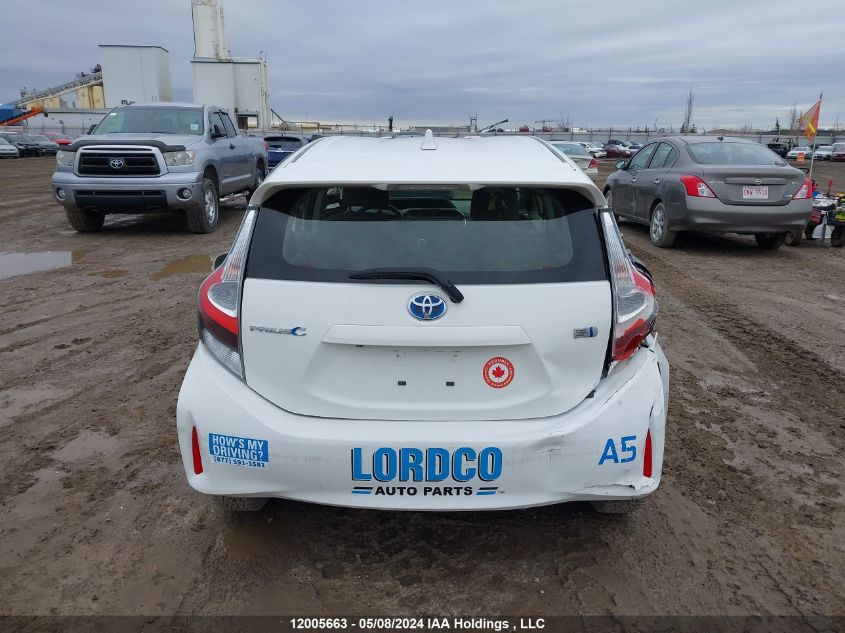 2019 Toyota Prius C VIN: JTDKDTB38K1629461 Lot: 12005663