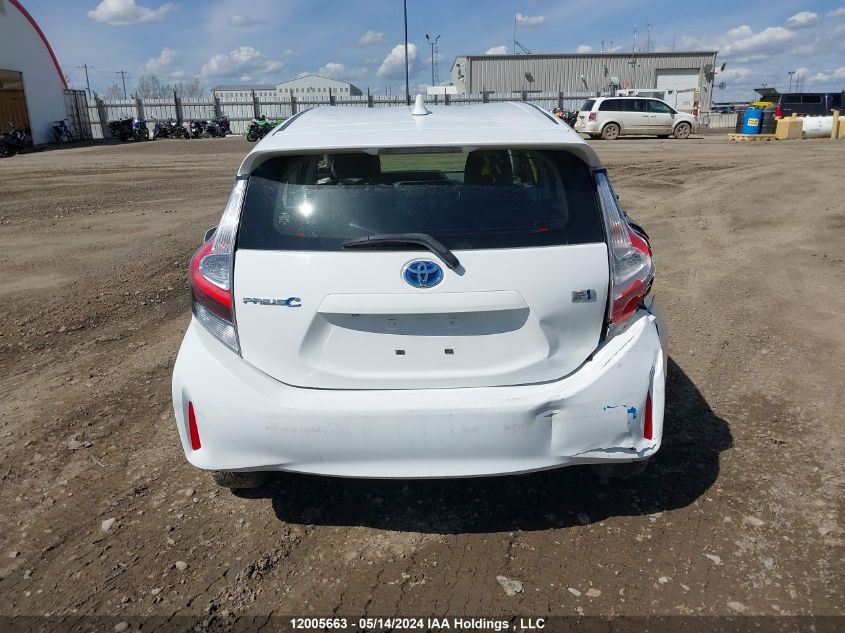 2019 Toyota Prius C VIN: JTDKDTB38K1629461 Lot: 12005663