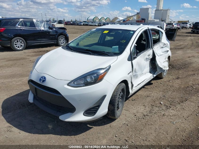 2019 Toyota Prius C VIN: JTDKDTB38K1629461 Lot: 12005663