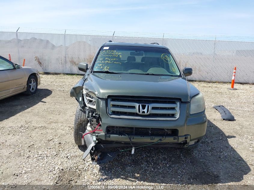 2006 Honda Pilot VIN: 2HKYF18566H001043 Lot: 12005678