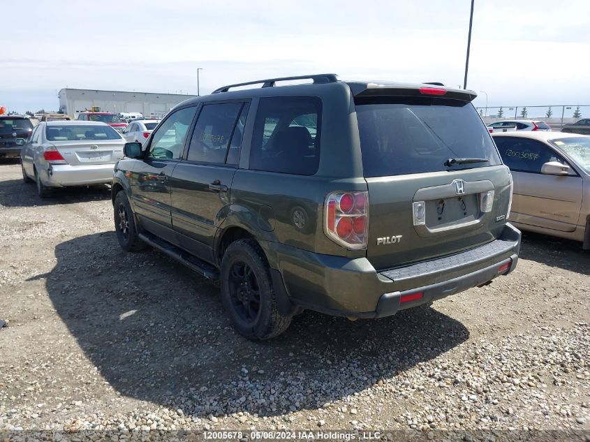 2006 Honda Pilot VIN: 2HKYF18566H001043 Lot: 12005678