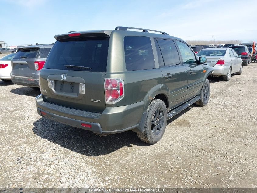 2006 Honda Pilot VIN: 2HKYF18566H001043 Lot: 12005678