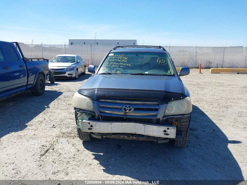 2004 Toyota Highlander VIN: JTEHP21A340009682 Lot: 12005694